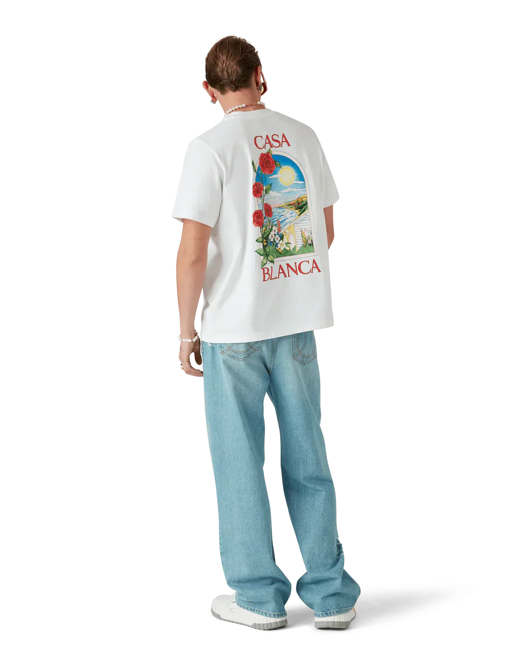 T-Shirt Casablanca LA DAYS Blanc