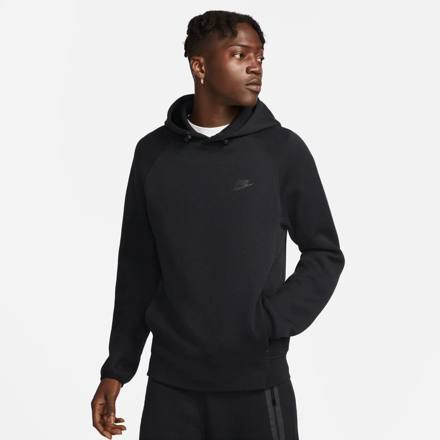 Sweat à Capuche Tech Fleece 24 Pullover Noir