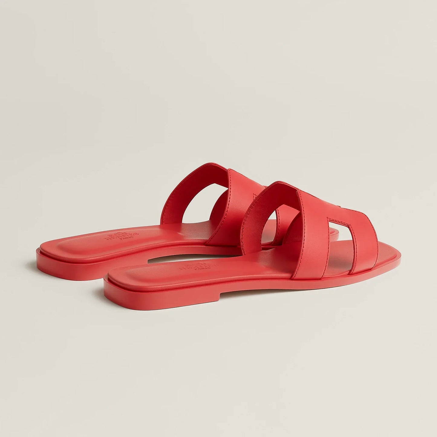 Sandales Oran Rose Vermillon