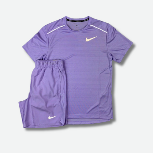 Ensemble short/t-shirt running Lila