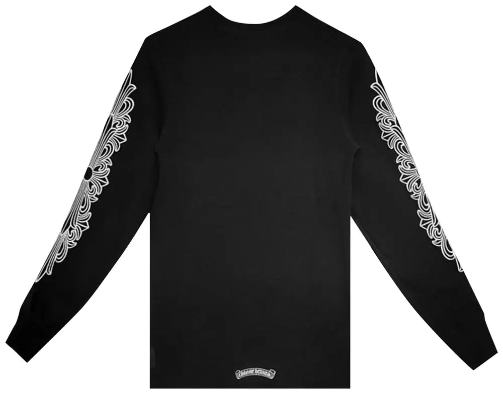 T-Shirt Manche Longue Chrome Heart Noir - UrbanDrip