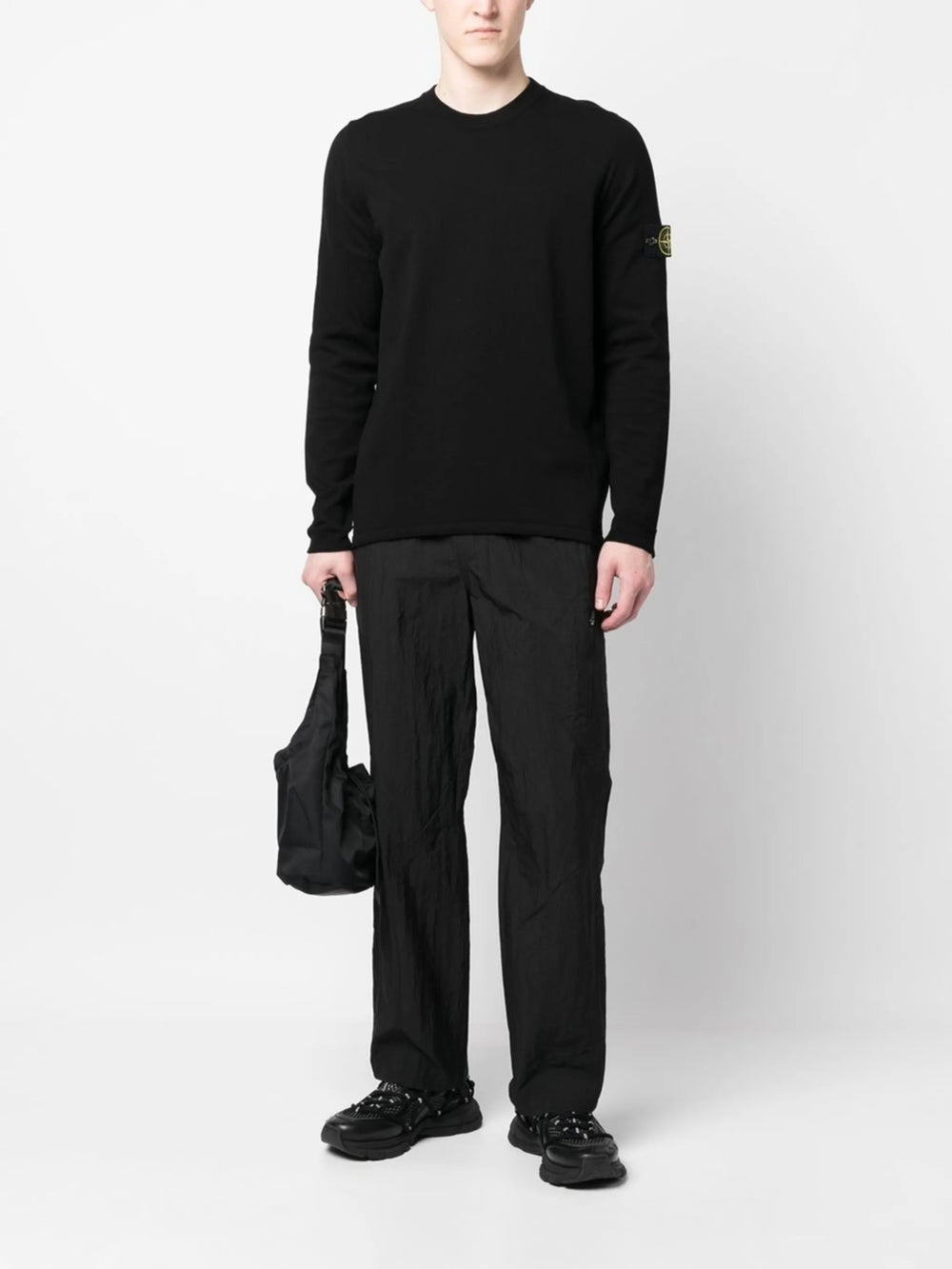 Sweat Pull Col Rond Noir - photo 3/5 - UrbanDrip