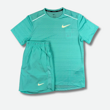 Ensemble Sport short t shirt running Bleu Turquoise - photo 1/3 - UrbanDrip