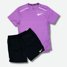 Ensemble Sport short t shirt running Violet - photo 1/3 - UrbanDrip