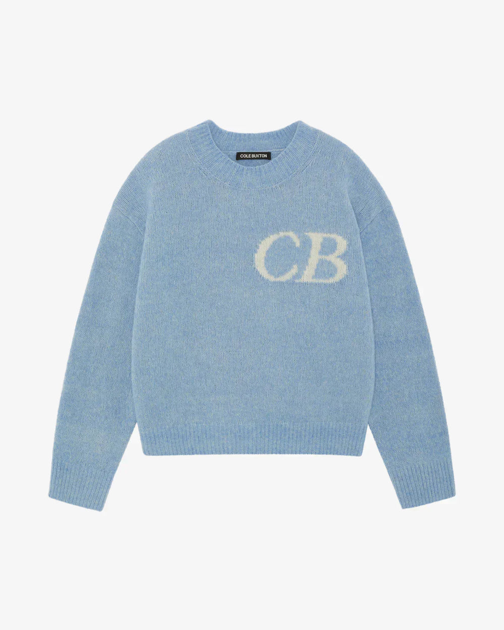 Sweat Pull CB Logo Knit Bleu Ciel - photo 1/5 - UrbanDrip
