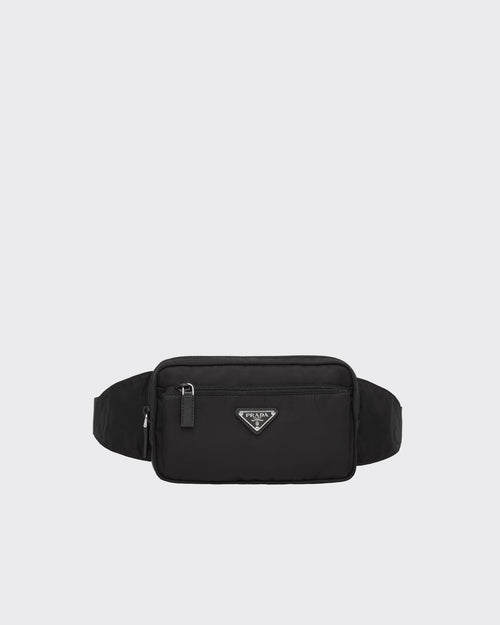 Sac banane en Re-Nylon et cuir Saffiano