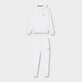 Ensemble survêtement Lacoste Blanc