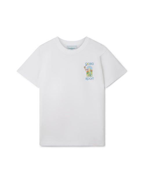 T-Shirt Casablanca Afro Cubism Tennis Club