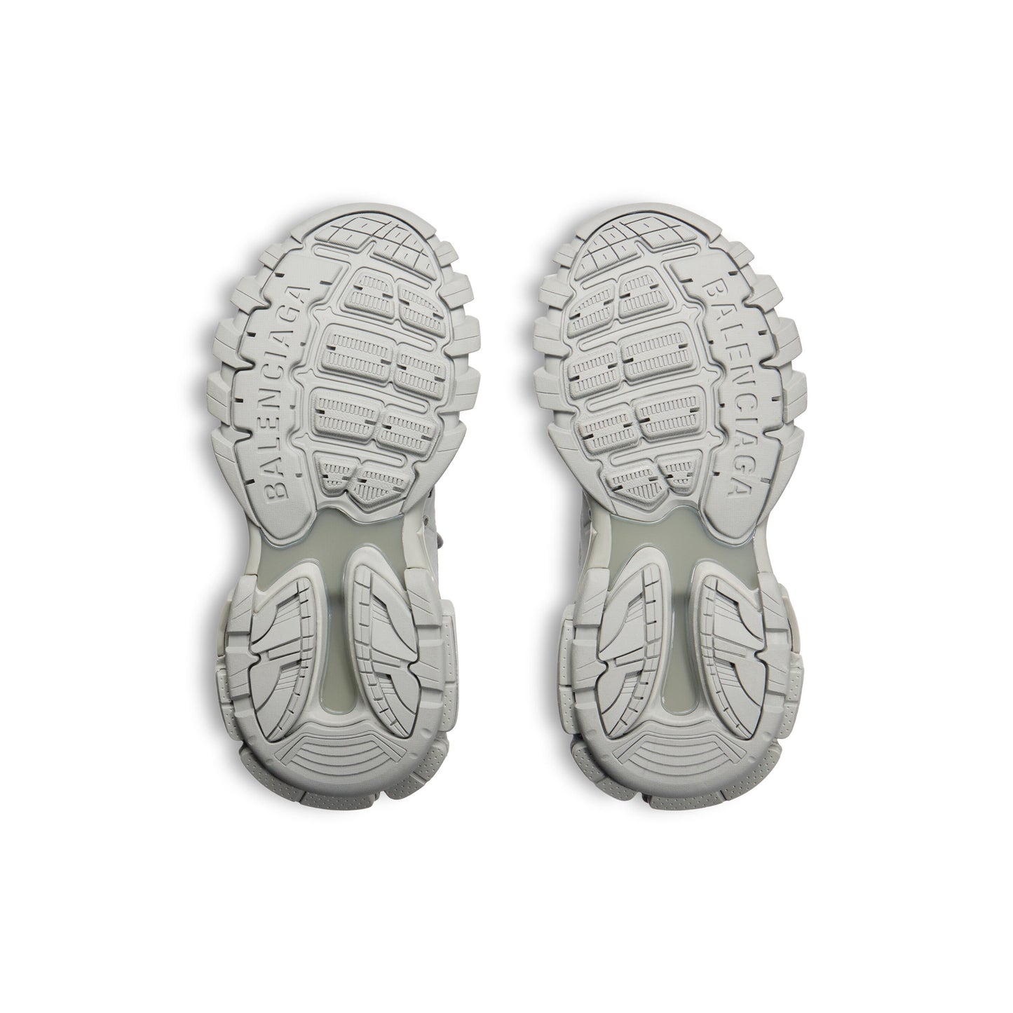 Balanciaga Track Gris Avec Logo Jaune Fluo
