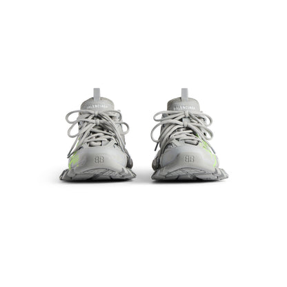 Balanciaga Track Gris Avec Logo Jaune Fluo