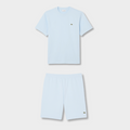 Ensemble short/t-shirt Lacoste Bleu pâle
