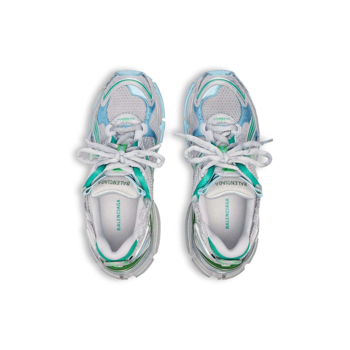 Balanciaga Runner Vert Et Bleu