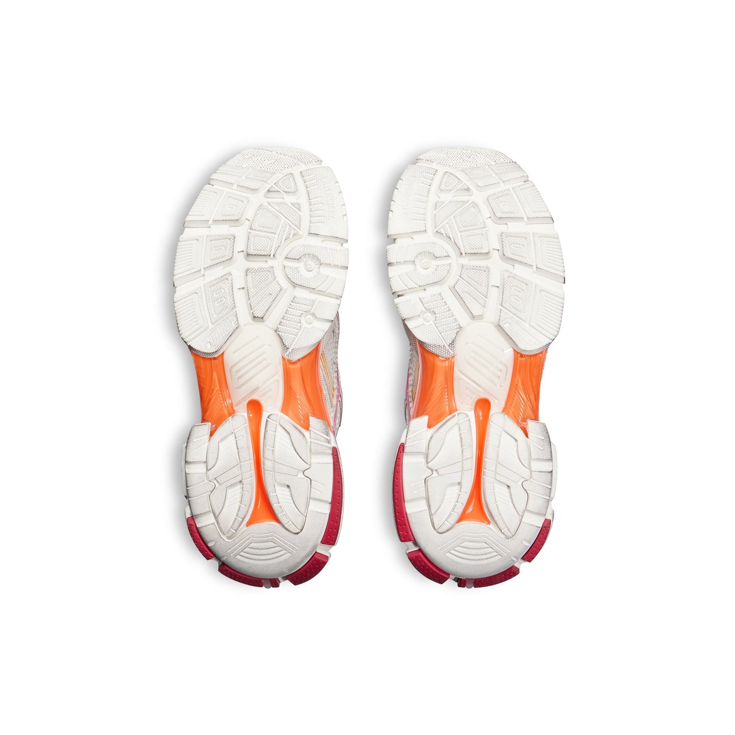 Balanciaga Runner Blanc Orange Rose Et Rouge