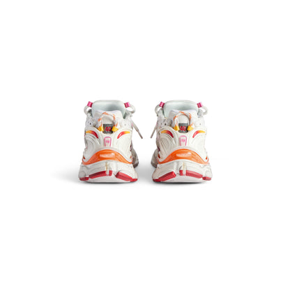 Balanciaga Runner Blanc Orange Rose Et Rouge
