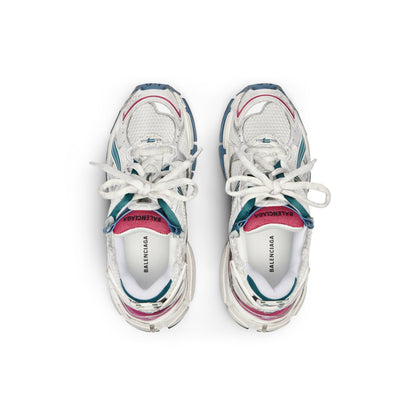Balanciaga Runner Blanc Et Vert Foncé