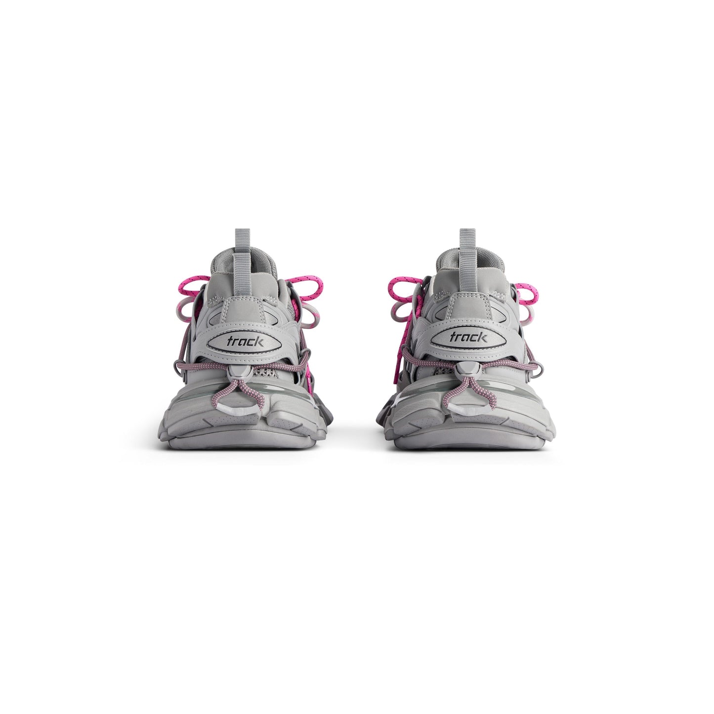 Balanciaga Track Gris Avec Laces Rose