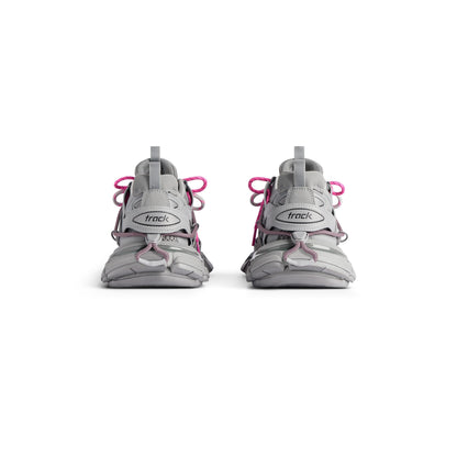 Balanciaga Track Gris Avec Laces Rose