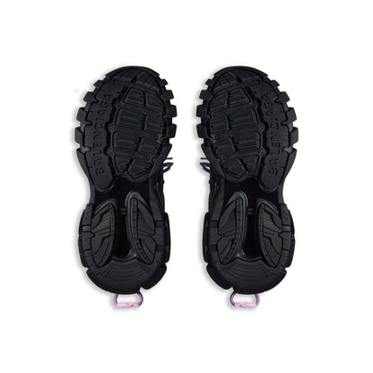 Balanciaga Track Noir Avec Laces Rose Et Bleue