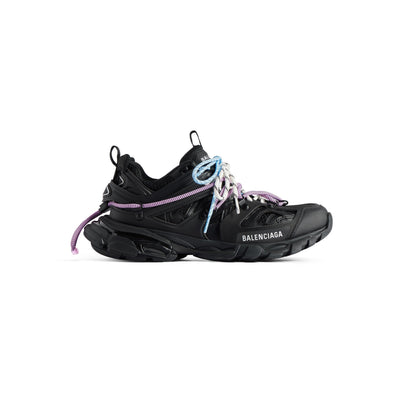Balanciaga Track Noir Avec Laces Rose Et Bleue