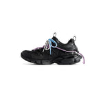 Avec Laces Et Bleue Noir Bleu Rose - photo 8/9 - UrbanDrip
