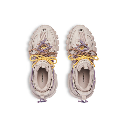 Balanciaga Track Taupe Avec Laces Jaune Et Violette