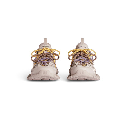 Balanciaga Track Taupe Avec Laces Jaune Et Violette
