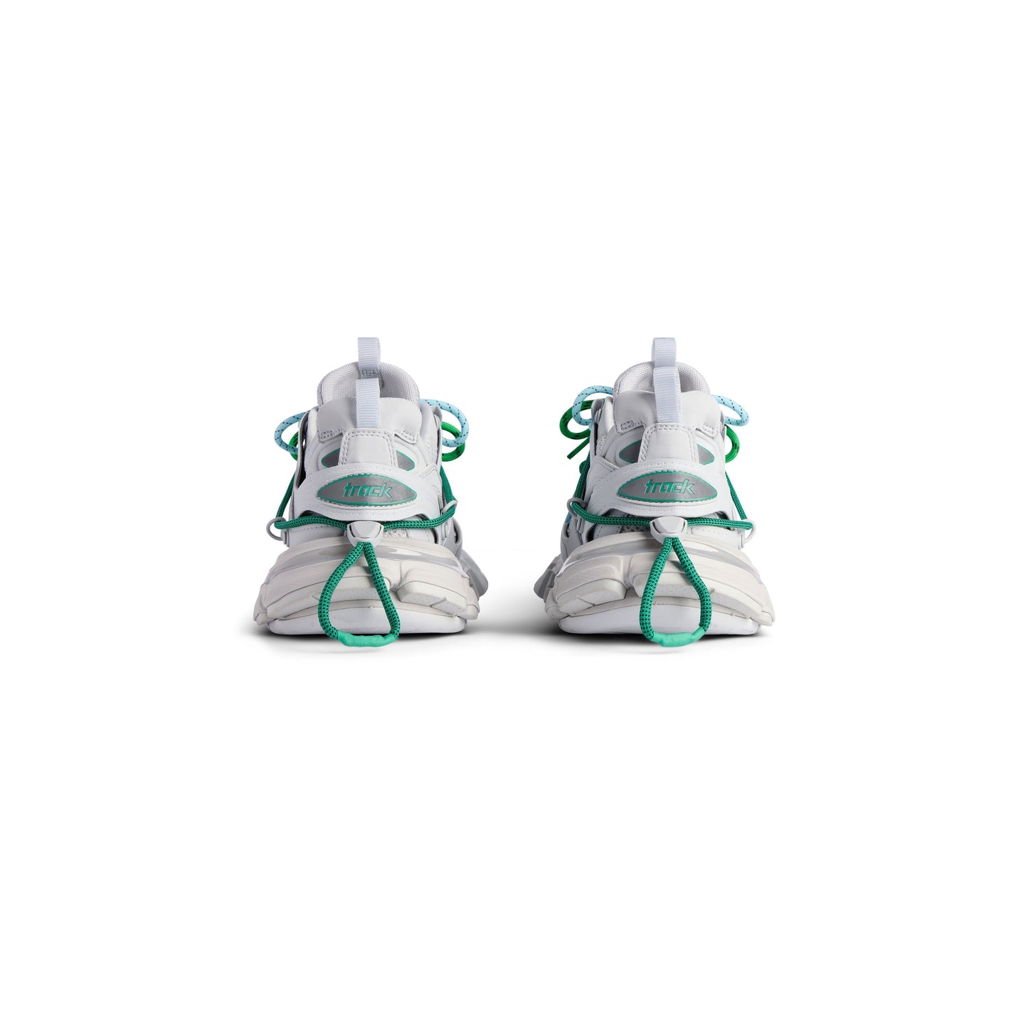 Balanciaga Track Gris Avec Laces Verte et Bleue