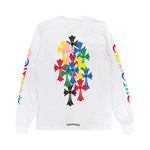 T-Shirt Manche Longue Chrome Heart Multicolore - UrbanDrip