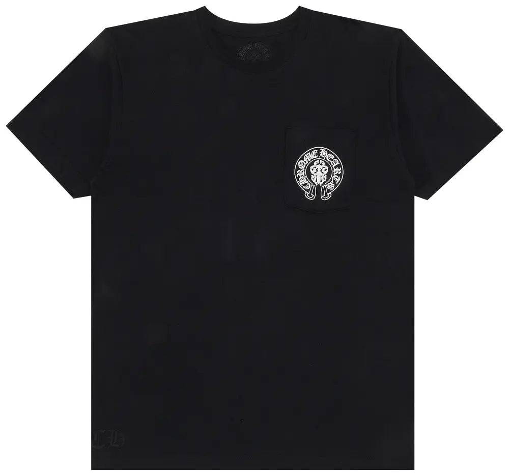 T-Shirt Heart Drapeau US Chrome Noir - photo 1/2 - UrbanDrip