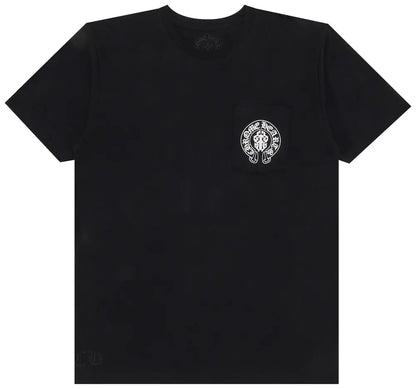 T-Shirt Chrome Heart Noir Drapeau US