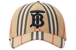 Casquette de baseball coton carreaux traditionnels monogramme Beige - photo 1/2 - UrbanDrip
