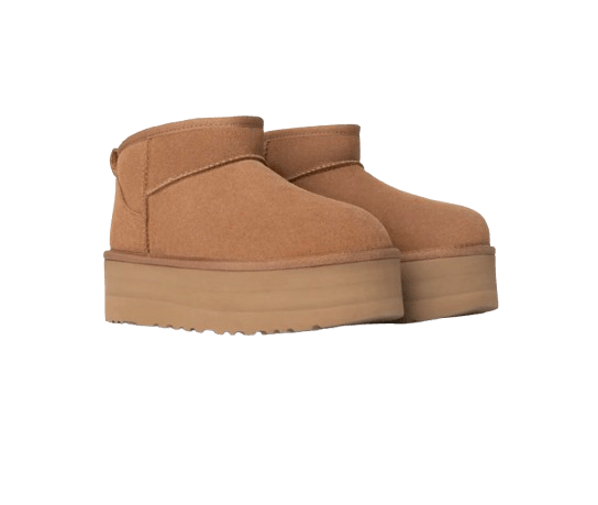 UGG Botte Classic Ultra Mini à plateforme Marron - UrbanDrip