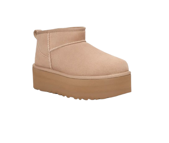 Bottes Botte Classic Ultra Mini à plateforme Beige - photo 2/4 - UrbanDrip