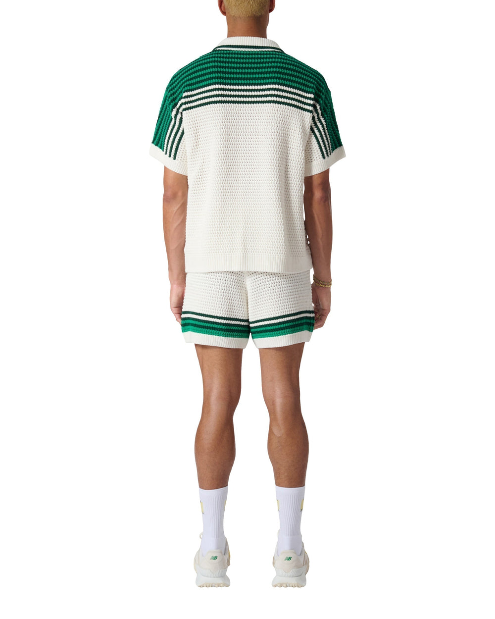 Short Tennis Crochet Shorts Blanc - photo 3/5 - UrbanDrip
