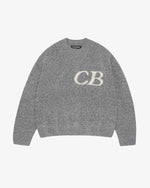 Sweat Pull CB Logo Knit Gris - photo 1/5 - UrbanDrip