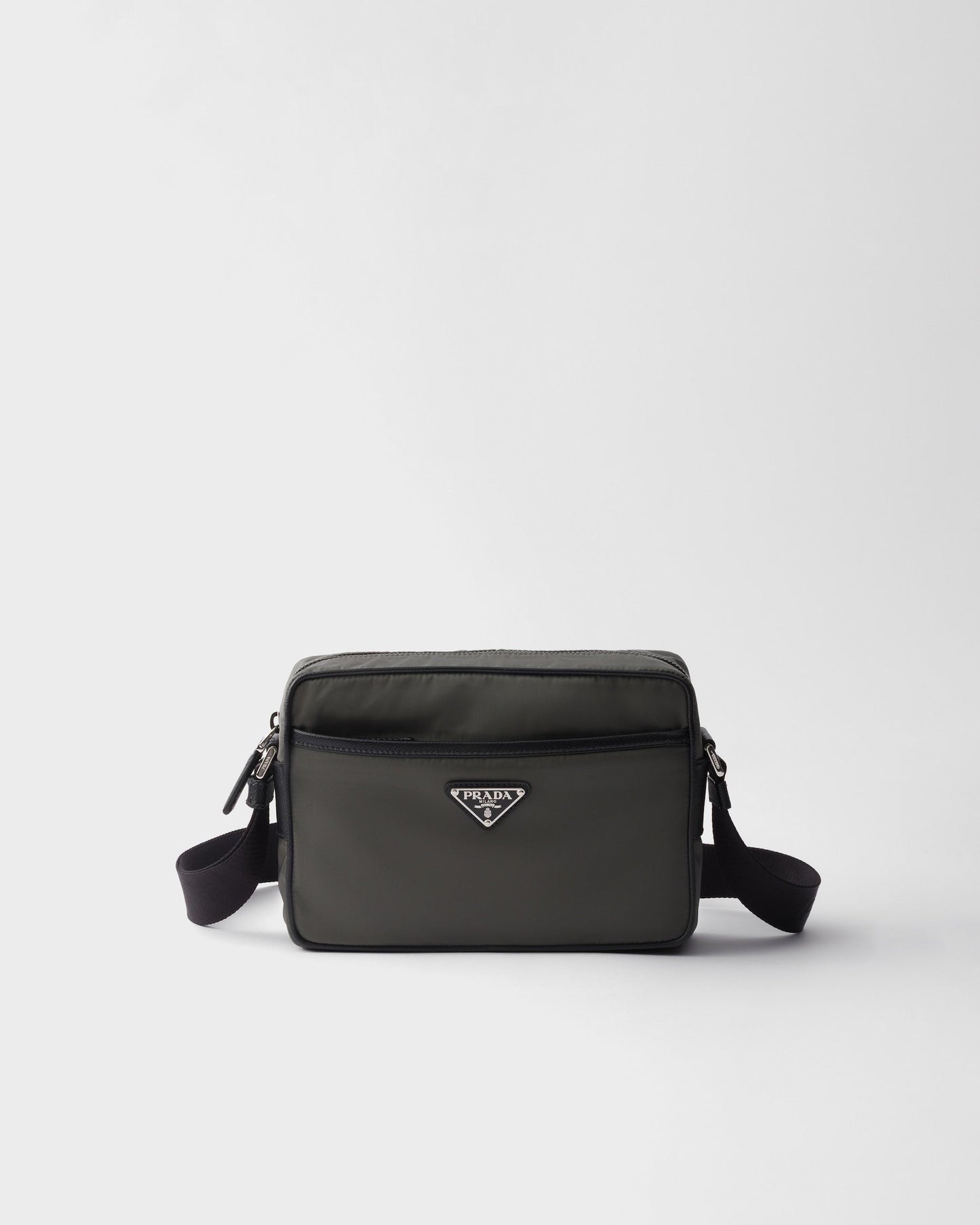Sac porté épaule en Re-Nylon et Saffiano