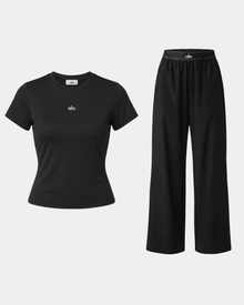 Ensemble Sport Alo Noir - UrbanDrip