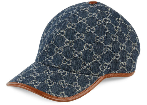 Cap Monogram GG Bleu Marine