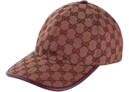 Cap Monogram GG Bordeaux
