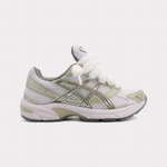 Sneakers Dried Leaf Fluffy Laces White Green - photo 1/6 - UrbanDrip
