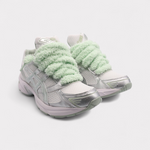Sneakers Fluffy Laces Mint Vert Sauge Givré - photo 3/7 - UrbanDrip