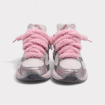 Sneakers Taro Fluffy Laces Pink Purple - photo 4/7 - UrbanDrip