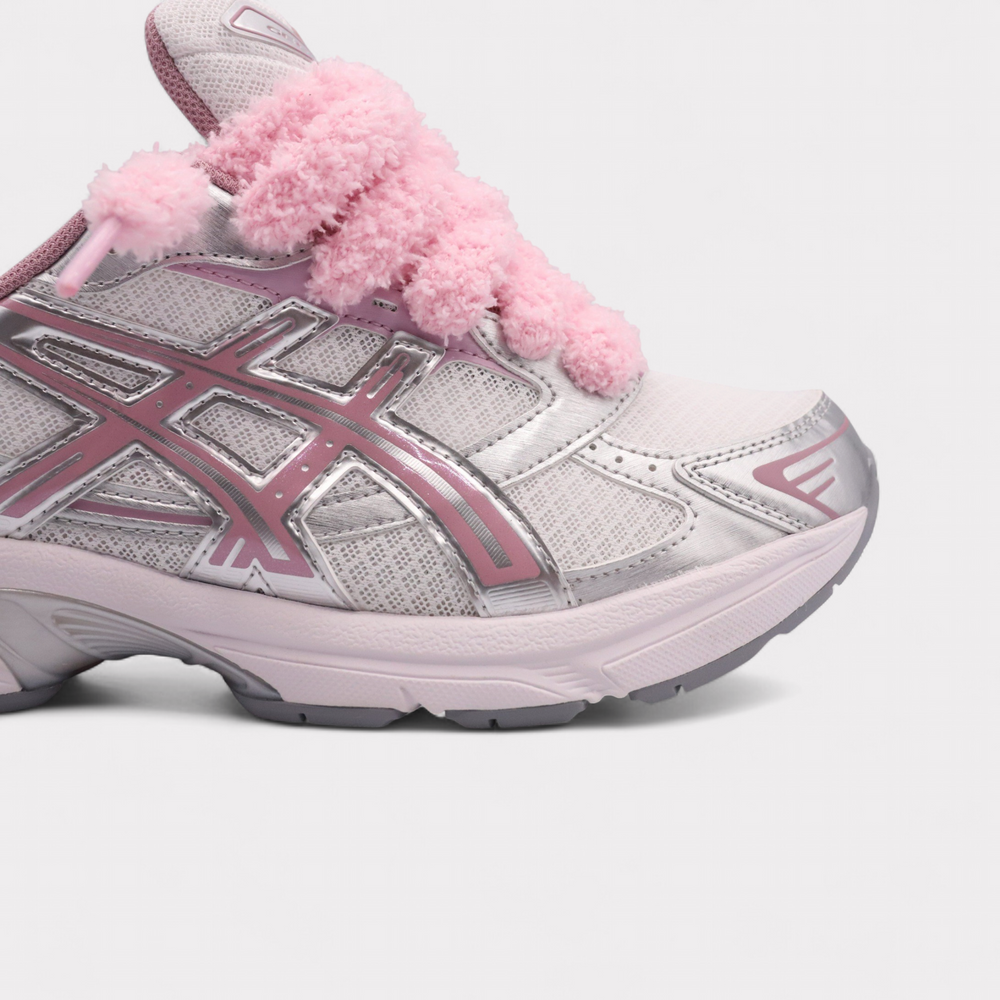 Sneakers Taro Fluffy Laces Pink Purple - photo 2/7 - UrbanDrip
