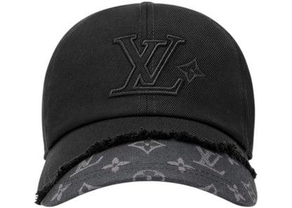 Cap Noire Broderie Argentée