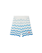 Short Wavy Gradient Crochet Shorts Blanc - photo 1/6 - UrbanDrip