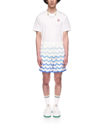 Short Wavy Gradient Crochet Shorts Blanc - photo 2/6 - UrbanDrip