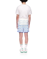 Short Wavy Gradient Crochet Shorts Blanc - photo 4/6 - UrbanDrip