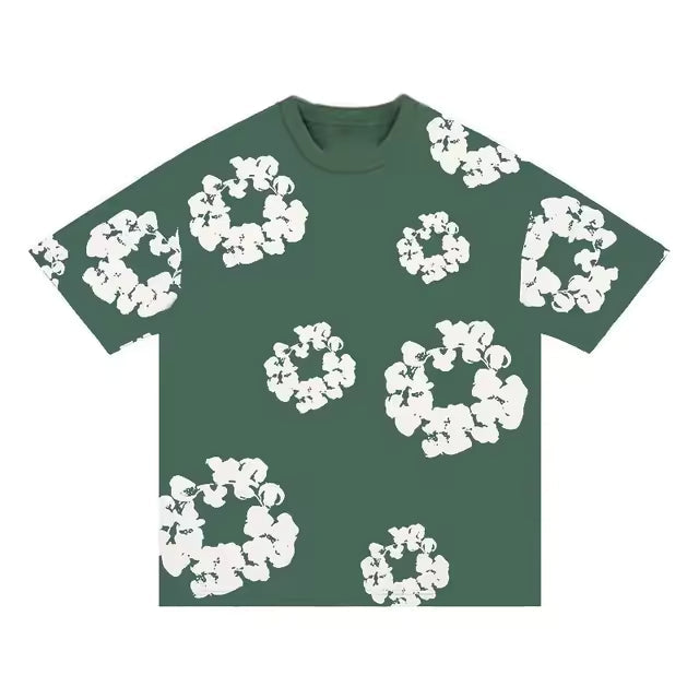 T-Shirt Denim Vert - UrbanDrip