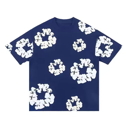 T-Shirt Denim Tears Bleu
