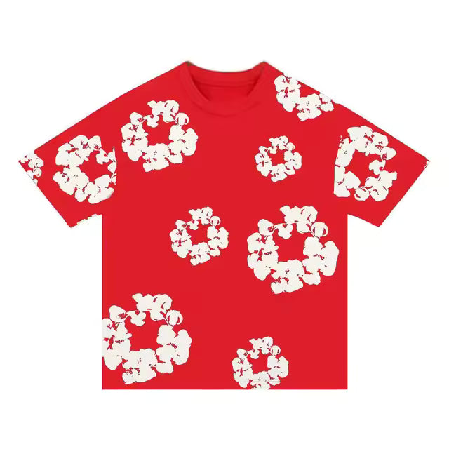 T-Shirt Denim Rouge - UrbanDrip